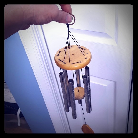 Vintage Wood and metal wind chimes - Picture 1 of 8